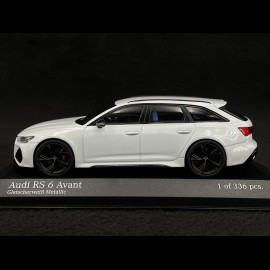 Audi RS6 Avant 2019 Metallic Gletscherweiß 1/43 Minichamps 410018012