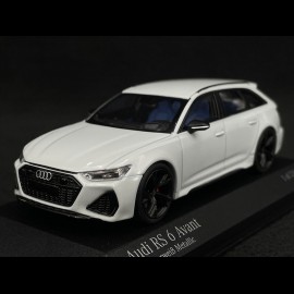 Audi RS6 Avant 2019 Metallic Gletscherweiß 1/43 Minichamps 410018012