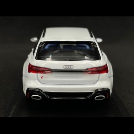 Audi RS6 Avant 2019 Metallic Gletscherweiß 1/43 Minichamps 410018012