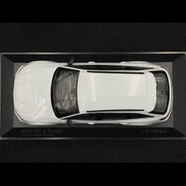 Audi RS6 Avant 2019 Metallic Gletscherweiß 1/43 Minichamps 410018012