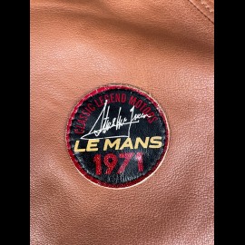 Leather jacket Steve McQueen 24H Du Mans Harry Havane - Men