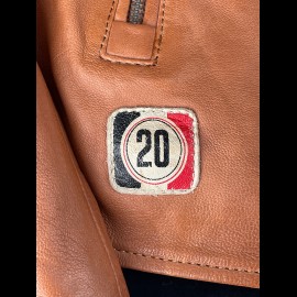 Leather jacket Steve McQueen 24H Du Mans Harry Havane - Men