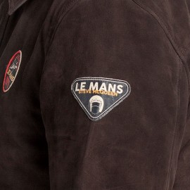 Steve McQueen Jacket Le Mans 1971 Leather Brown - men