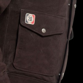 Steve McQueen Jacket Le Mans 1971 Leather Brown - men