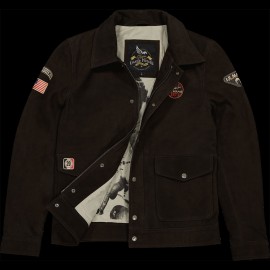 Steve McQueen Jacket Le Mans 1971 Leather Brown - men