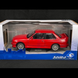 BMW E30 1986 Henna Red 1/18 Solido S1801502