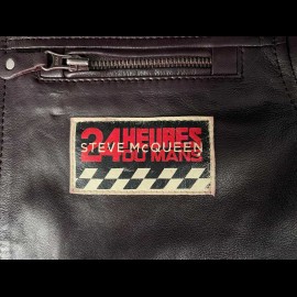 Lederjacke Steve McQueen 24H Du Mans Lewis braun - Herren