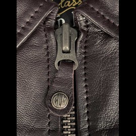 Lederjacke Steve McQueen 24H Du Mans Lewis braun - Herren