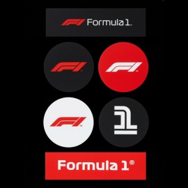 Set of 6 Stickers Formula 1 Red / Black / White 701202282-001