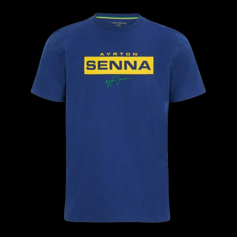 Ayrton Senna T-shirt Formula 1 Navy Blue 701218112-001 - men
