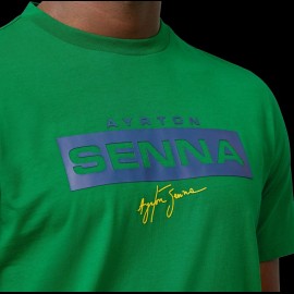 Ayrton Senna T-shirt Formula 1 Green 701218112-002 - men