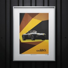 Shelby-Ford AC Cobra MK II Poster Schwarz Limited Edition