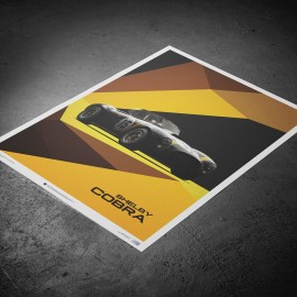 Shelby-Ford AC Cobra MK II Poster Black Limited Edition
