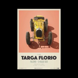 Bugatti T35 Poster Targa Florio 1928 Limited Edition