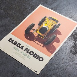 Bugatti T35 Poster Targa Florio 1928 Limited Edition