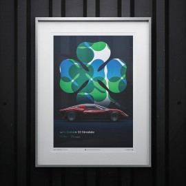 Alfa Romeo 33 Stradale 1968 Rot Poster