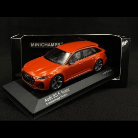 Audi RS6 Avant 2019 Metallic Orange 1/43 Minichamps 410018014