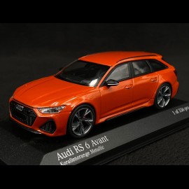 Audi RS6 Avant 2019 Metallic Orange 1/43 Minichamps 410018014