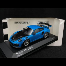 Porsche 911 GT3 RS Type 991 2018 Miami Blue 1/43 Minichamps 413067275