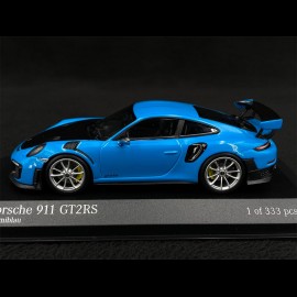 Porsche 911 GT3 RS Type 991 2018 Miami Blue 1/43 Minichamps 413067275