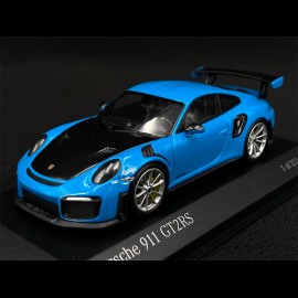 Porsche 911 GT3 RS Type 991 2018 Miami Blue 1/43 Minichamps 413067275