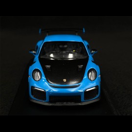 Porsche 911 GT3 RS Type 991 2018 Miami Blue 1/43 Minichamps 413067275