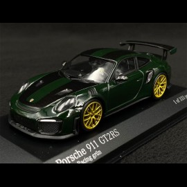 Porsche 911 GT2 RS Type 991 2018 British Racing Green 1/43 Minichamps 413067286