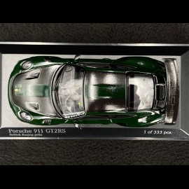 Porsche 911 GT2 RS Type 991 2018 British Racing Green 1/43 Minichamps 413067286