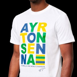 Ayrton Senna T-Shirt Formel 1 Weiß 701218227-001 - Herren