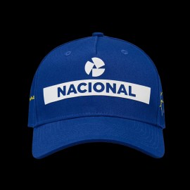 Cap Ayrton Senna Nacional Modern Navy 701218236-001