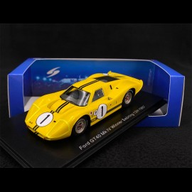 Ford GT40 Mk 4 n°1 Sieger 12h Sebring 1967 1/43 Spark 43SE67