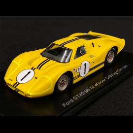 Ford GT40 Mk 4 n°1 Sieger 12h Sebring 1967 1/43 Spark 43SE67