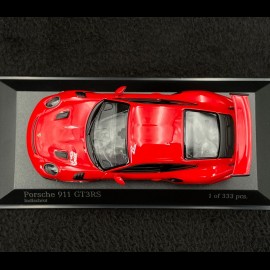 Porsche 911 GT3 RS Type 991.2 2018 Indian Red 1/43 Minichamps 413067070