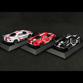 Set of 3 Ford GT n°66 n°67 n°69 24h Le Mans 2019 1/43 Ixo Models