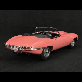 Jaguar Type E Cabriolet 1962 Pink Estée Lauder Edition 1/12 Norev 122721