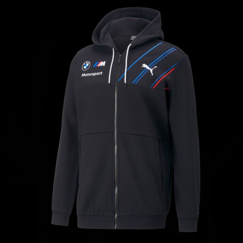 BMW Motorsport Sweatshirt Jacket Puma Charcoal Grey 701219208-001 - men