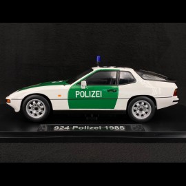 Porsche 924 Autobahn Polizei 1985 Green / White 1/18 KK Scale KKDC180723