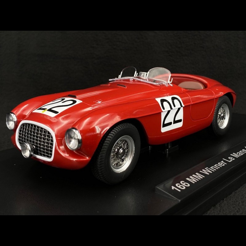 Ferrari 166MM Barchetta Spider n°22 Winner 24h Le Mans 1949 1/18