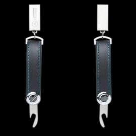 Mercedes AMG Petronas F1 Schlüsselanhänger Leder / Metall 701202228-001