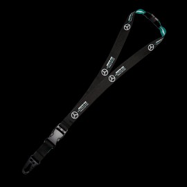 Mercedes AMG Petronas F1 Lanyard Schlüsselanhänger Schwarz 701202234-001