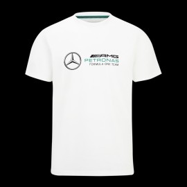 Mercedes AMG Petronas F1 Big Logo T-Shirt Weiß 701202262-003 - Unisex