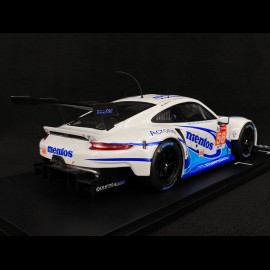 Porsche 911 RSR Mentos type 991 n°56 24h Le Mans 2020 Team Project 1/18 Ixo Models LEGT18059