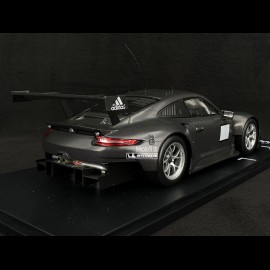 Porsche 911 RSR type 991 Pre-saison Test Car 2020 Black Carbon 1/18 Ixo Models LEGT18057