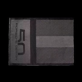 Scarf Porsche Design 50 Years Silk Checkered Flag Grey / Black 4056487024950