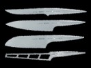 Knives design by F.A. Porsche 